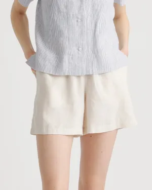 100% European Linen High Waisted Shorts