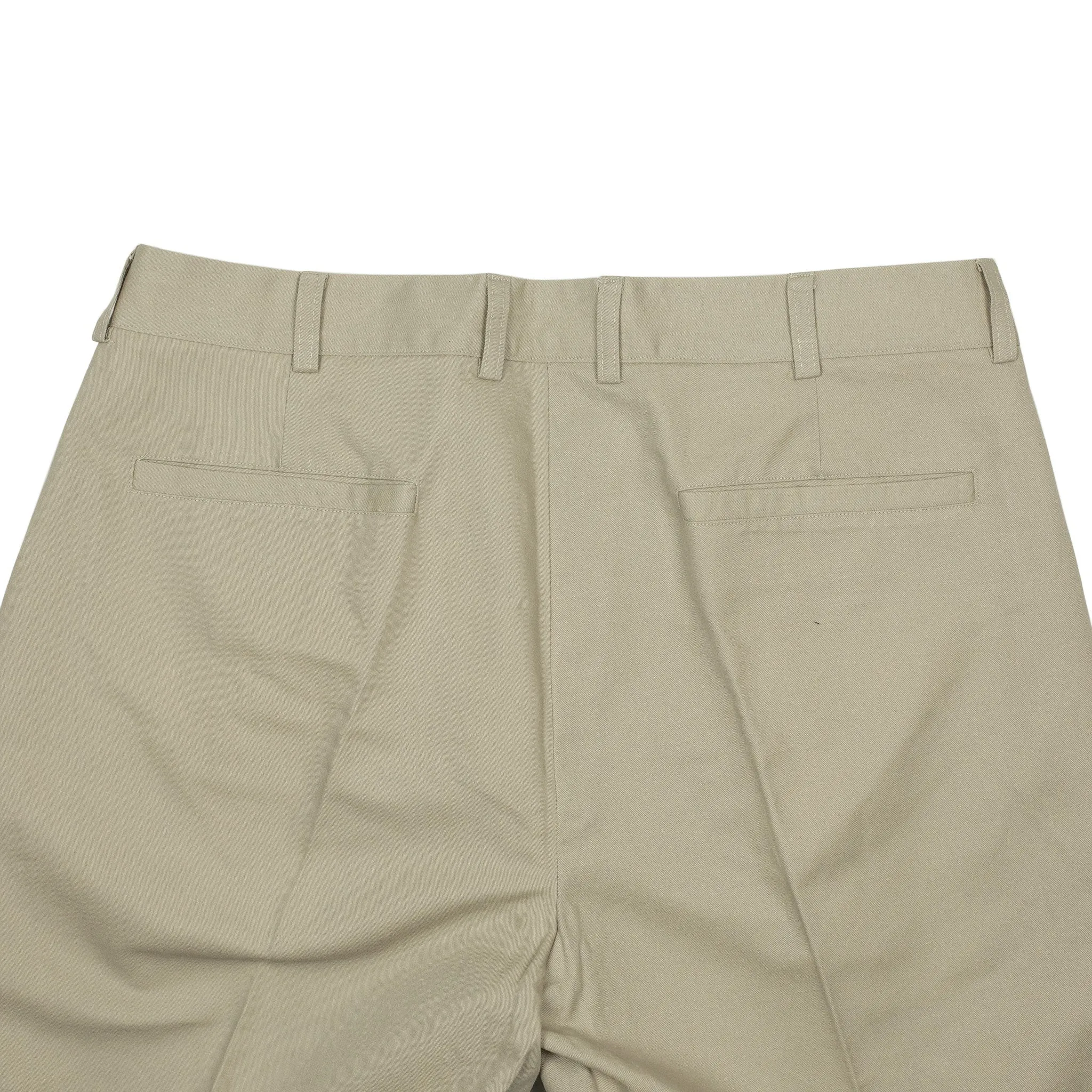 AAntioco pleated trousers in sand linen and cotton
