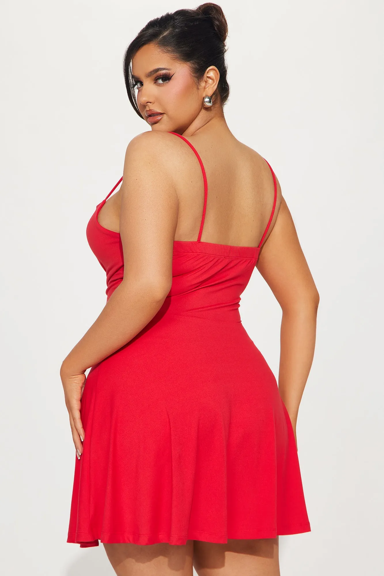 Adriana Essential Mini Dress - Red