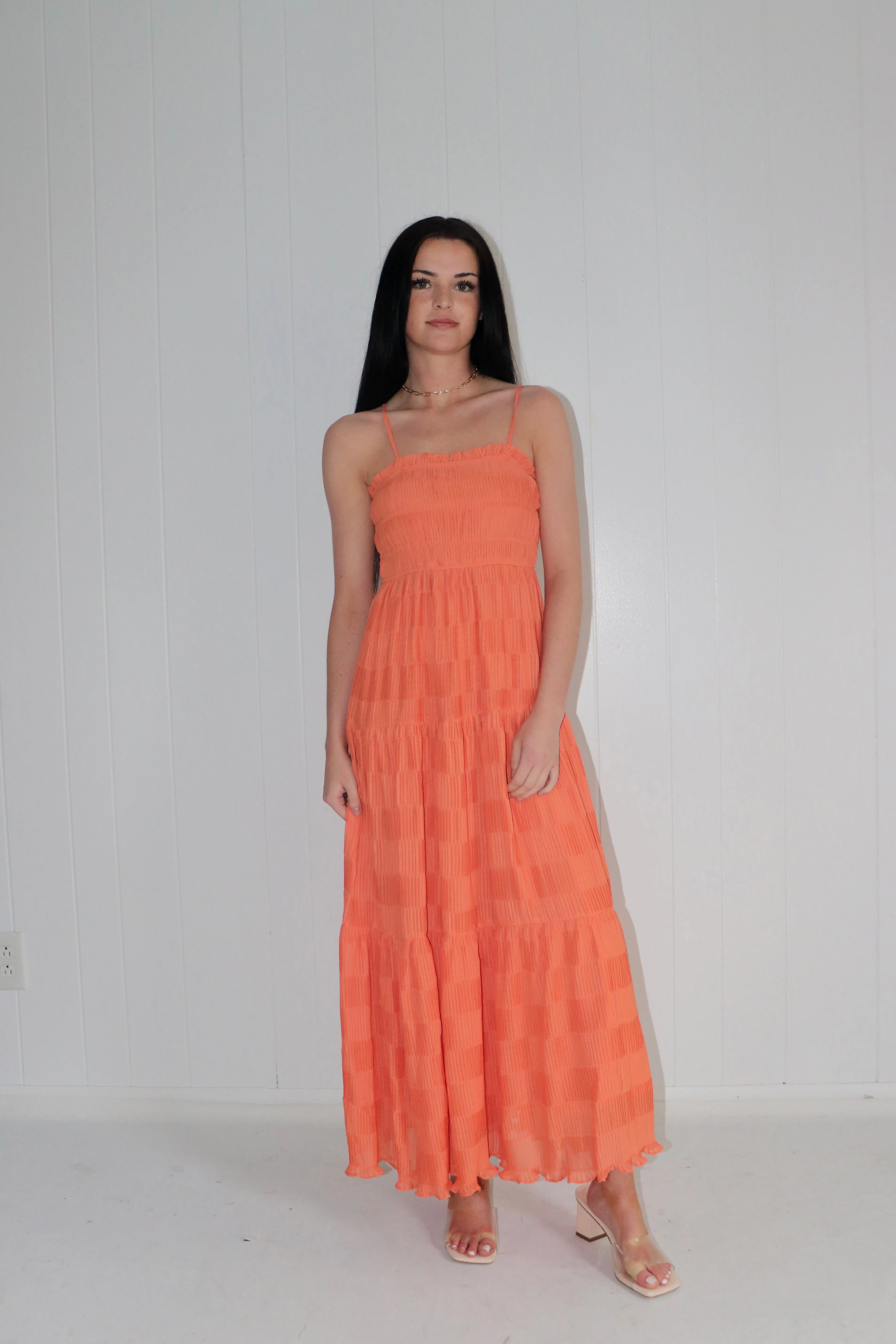 Best Dressed Pleated Maxi Dress