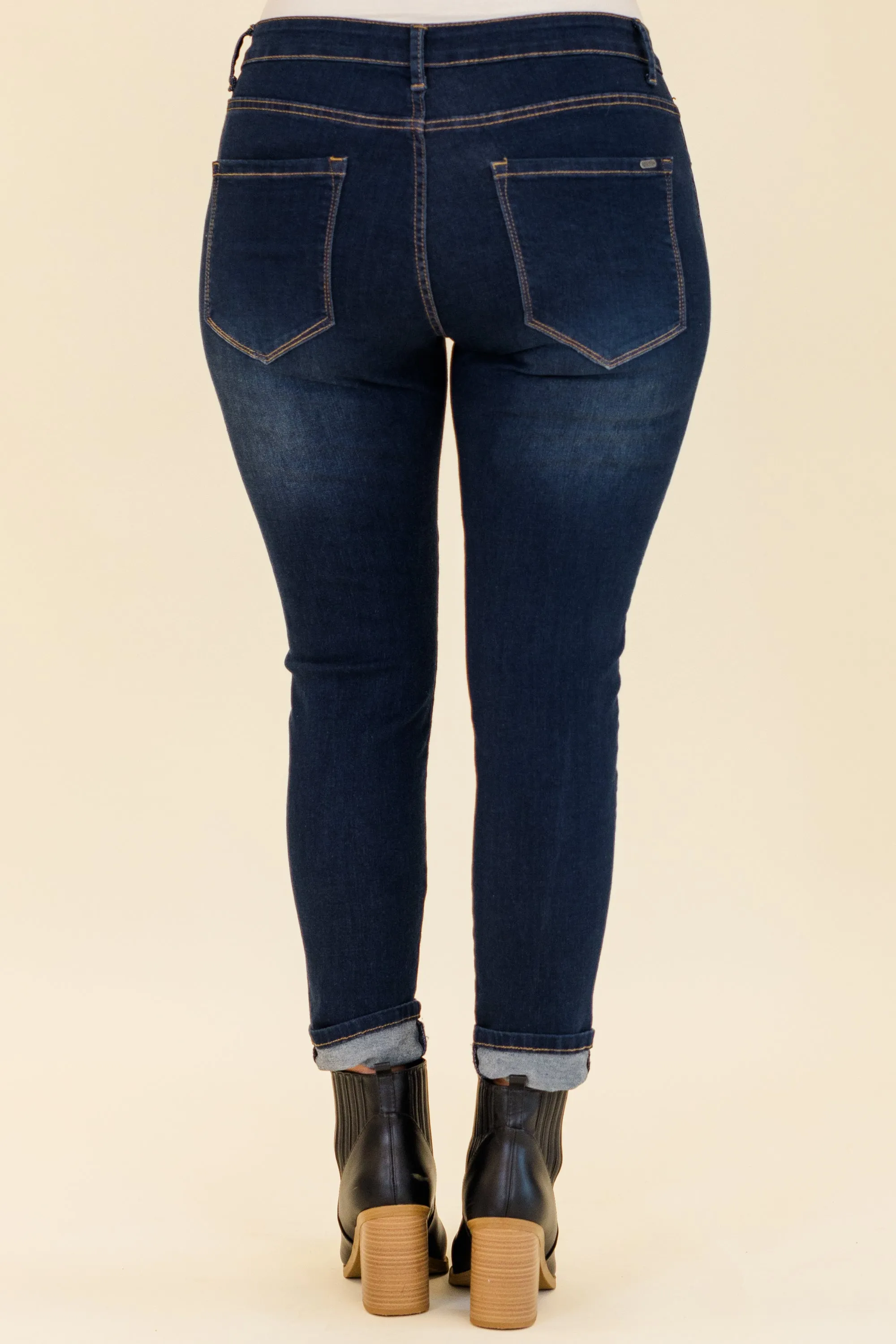Casting Shadows Skinny Jeans, Dark Wash