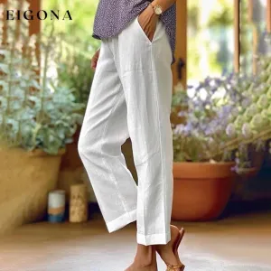Casual Straight Trousers