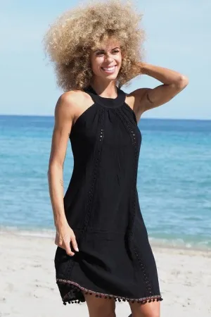 COSMOPOLITAN BLACK LINE DRESS