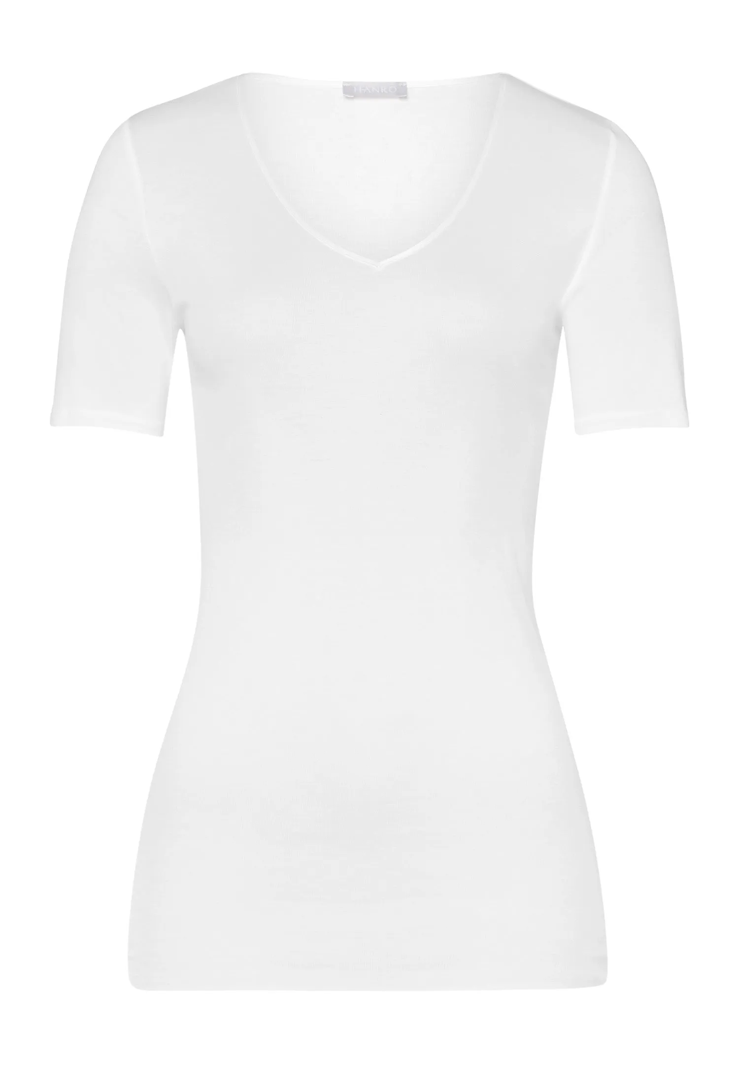 Cotton Seamless V-Neck Shirt