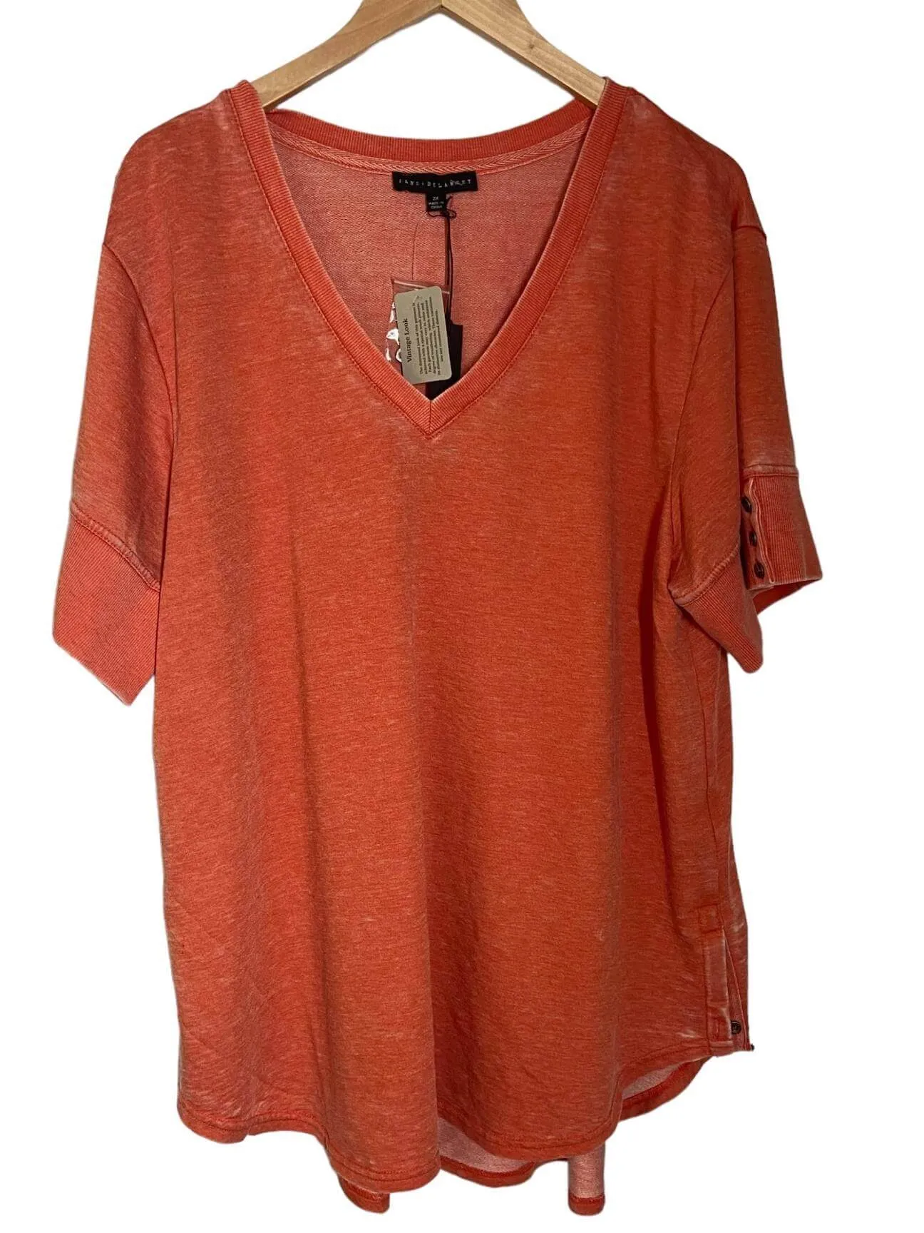 Dark Autumn Aurora V-Neck Vintage Tee