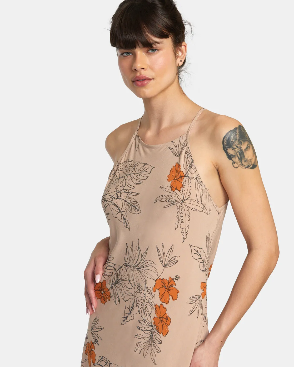 Exile Midi Sun Dress - Sand