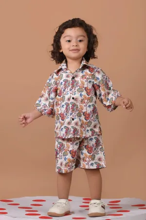 Floral Magic Boys Coord Set