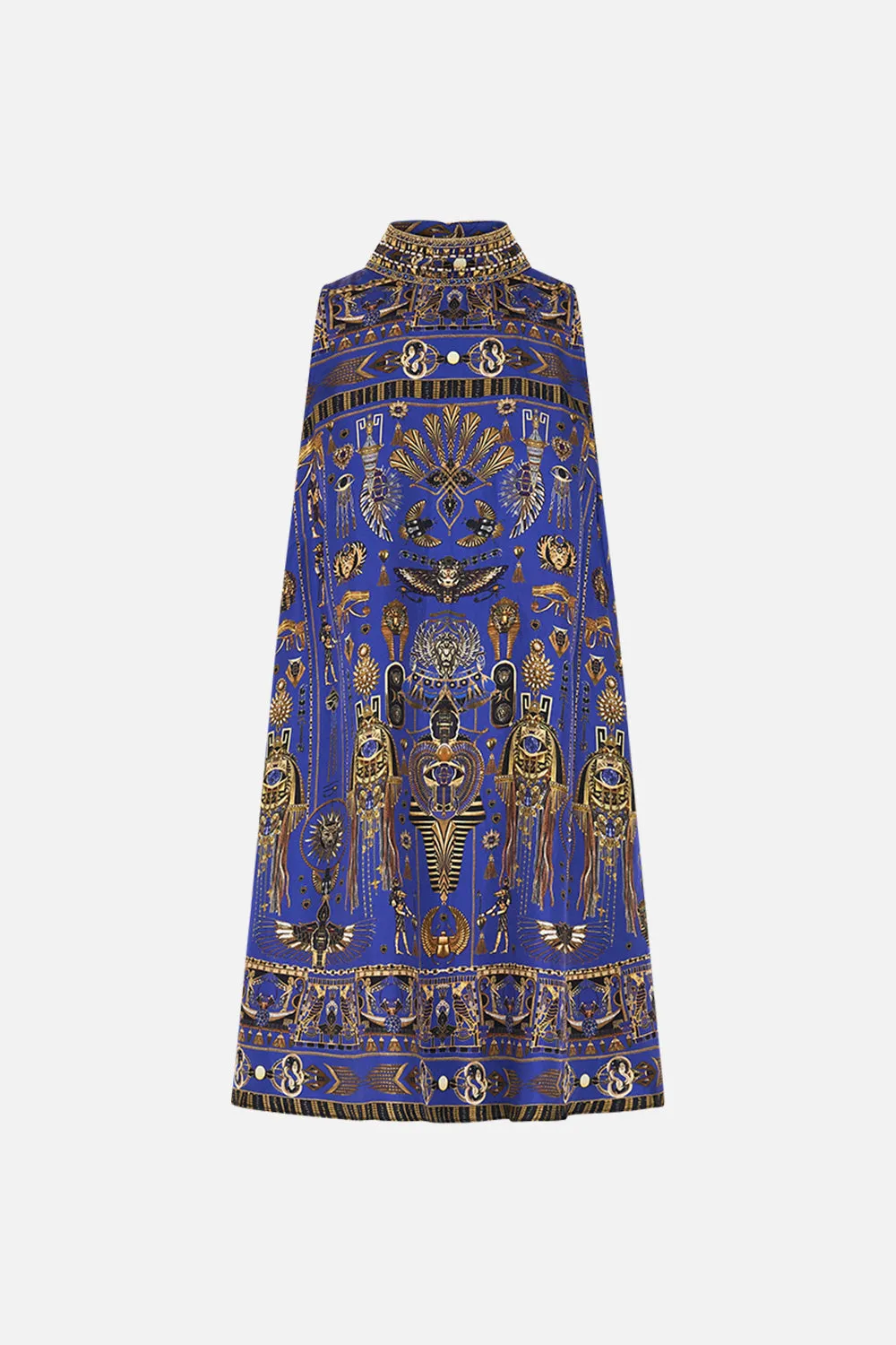 HIGH COLLAR SHIFT DRESS MY FAIR PHARAOH
