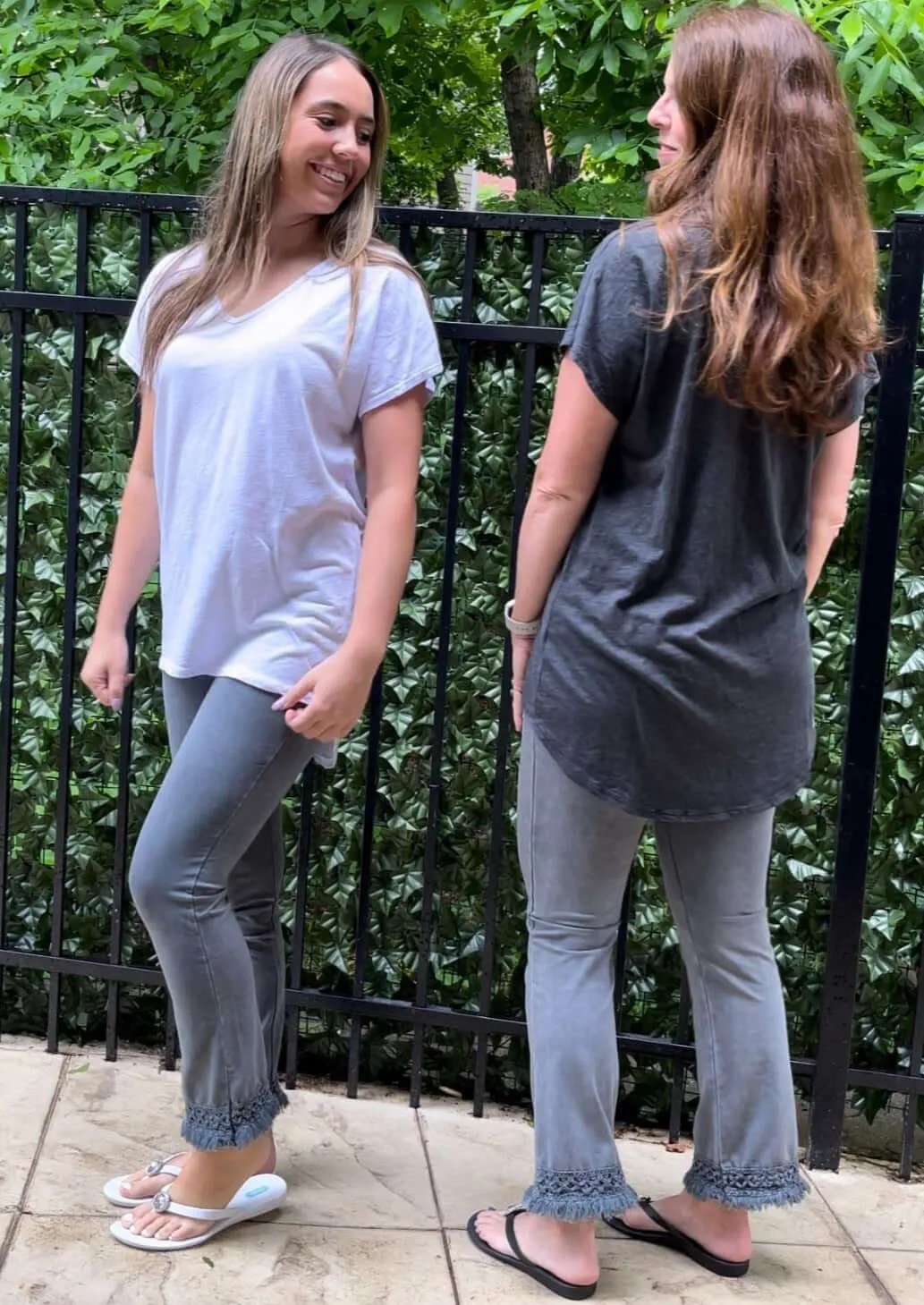 High Low V-Neck Super Comfy Tee Made in USA
