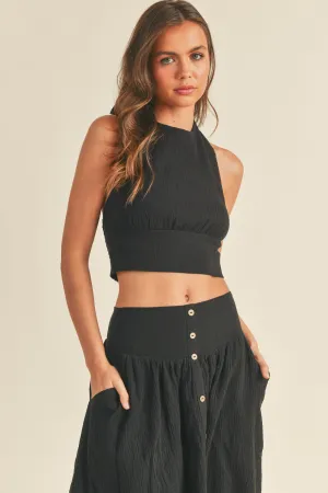 High Neck Halter Top