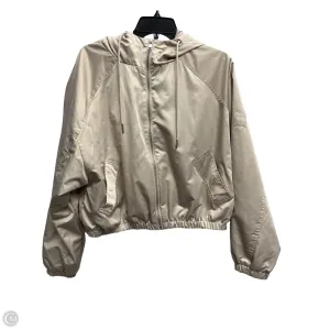 Jacket Windbreaker By upb In Cream, Size: L