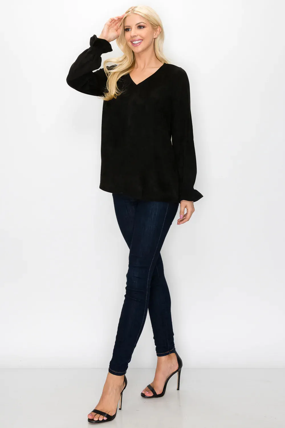 JOH Abigail Top Black