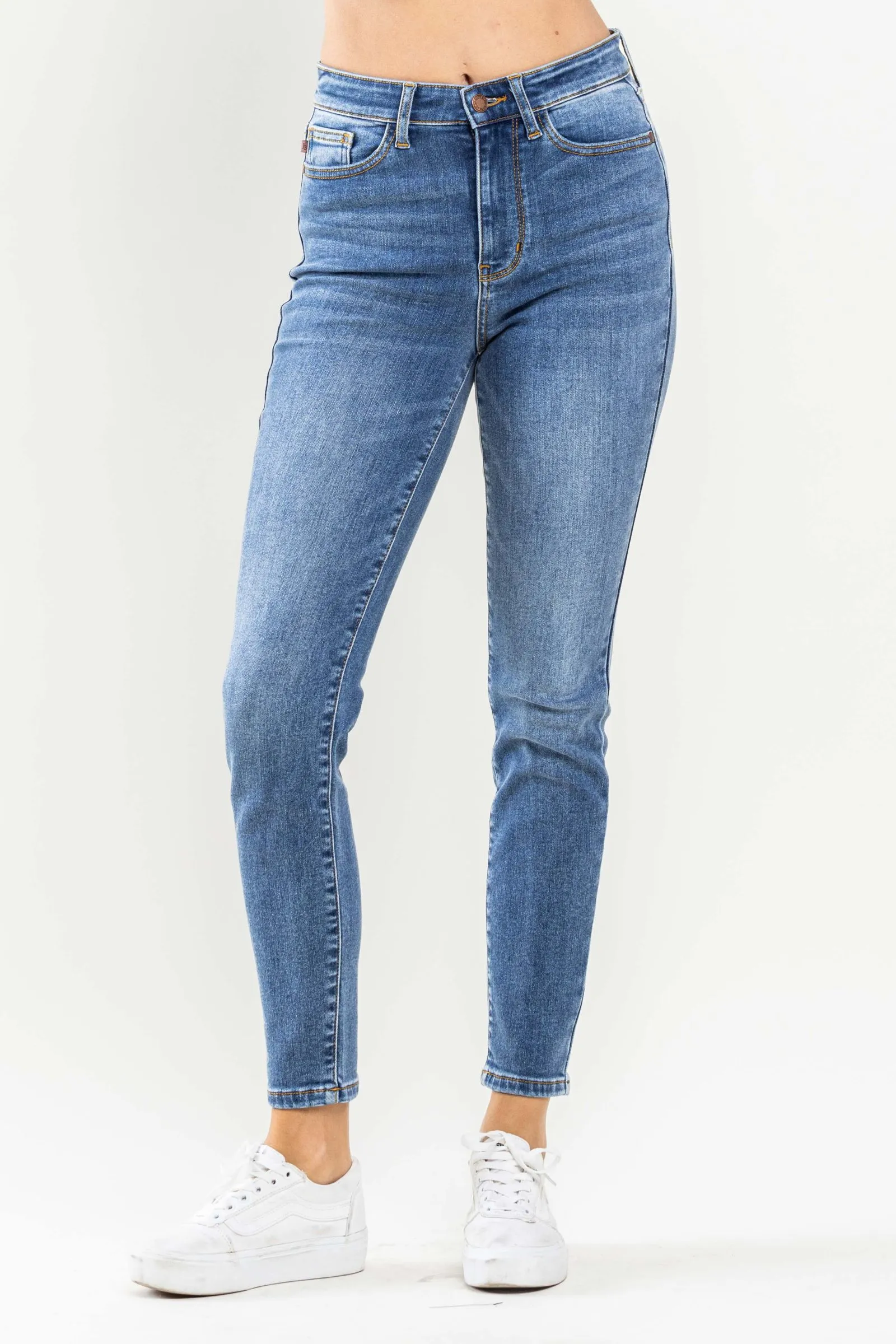 Judy Blue High Waist Classic Thermal Skinny Jeans