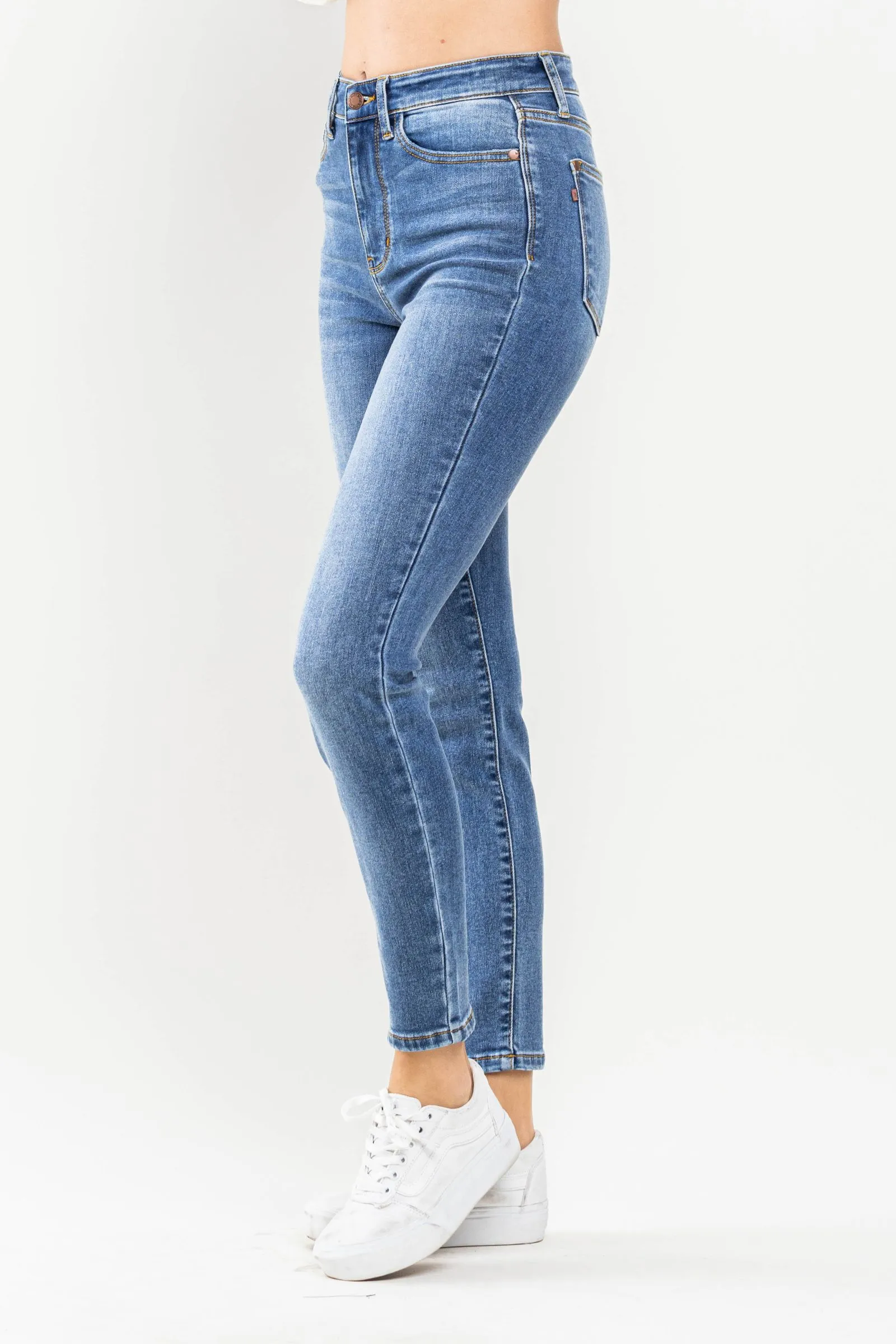 Judy Blue High Waist Classic Thermal Skinny Jeans