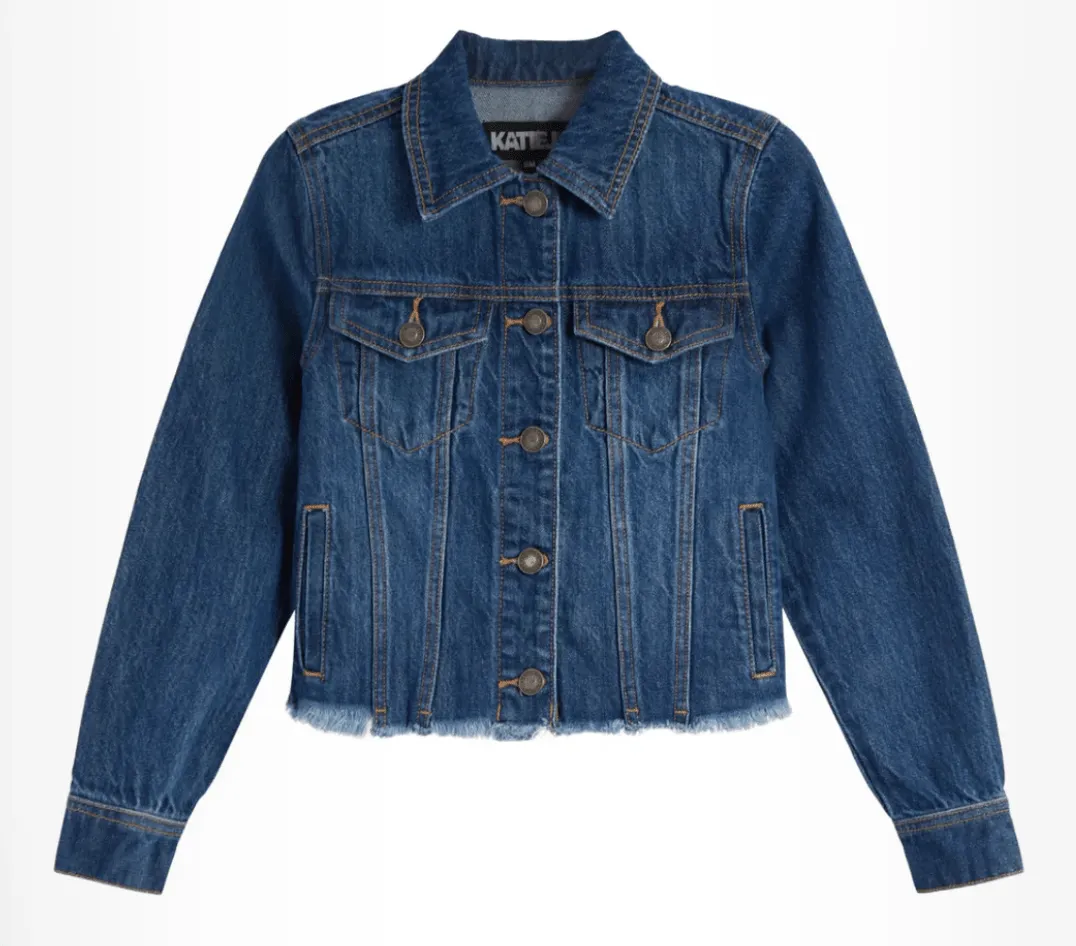 Katie J Tween Hampton Jacket in Retro Blue