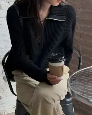 Kim Half Zip Sweater