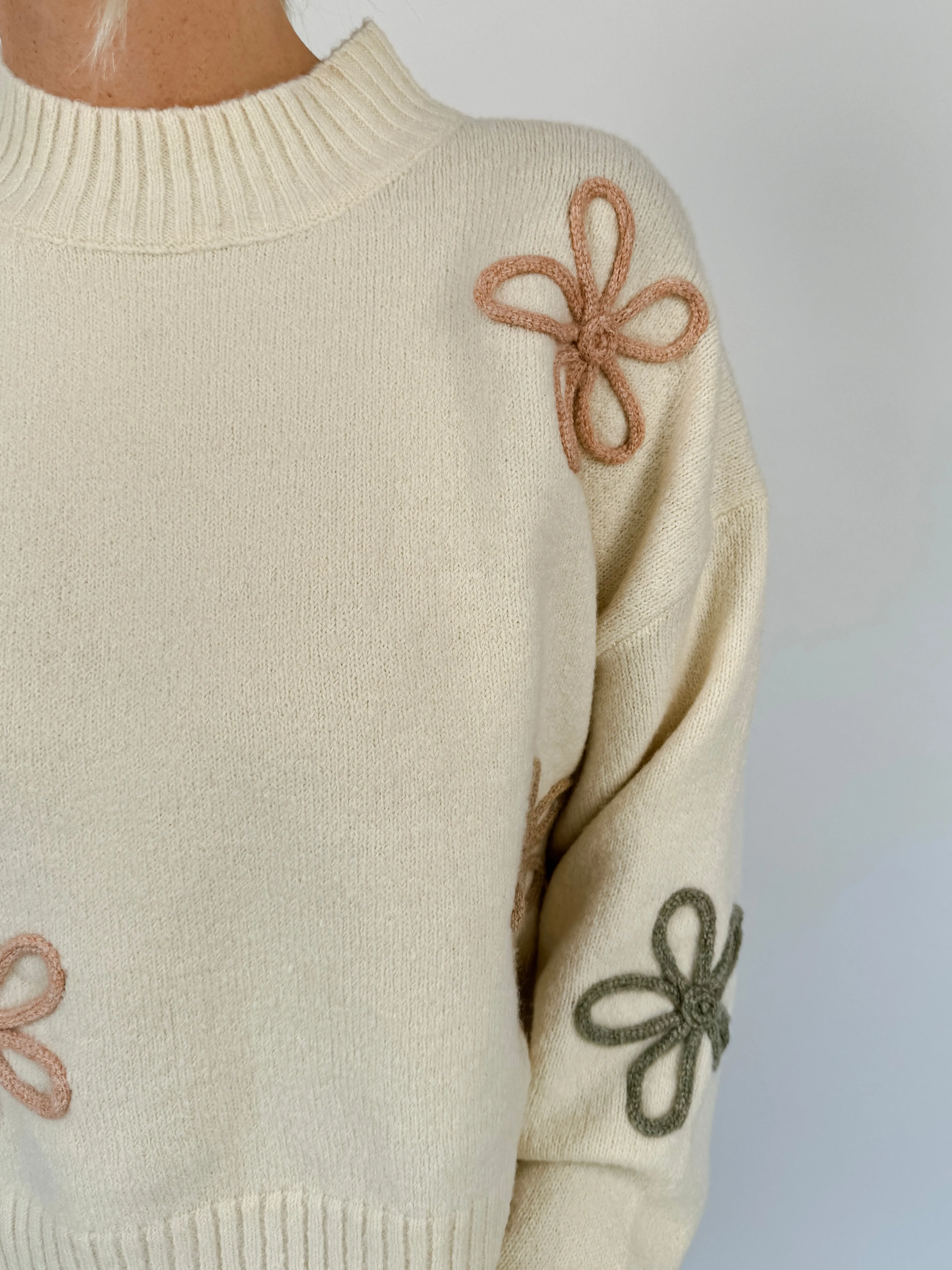 Lyla Flower Sweater
