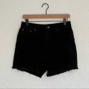 Madewell High Waist Raw Hem Denim Shorts