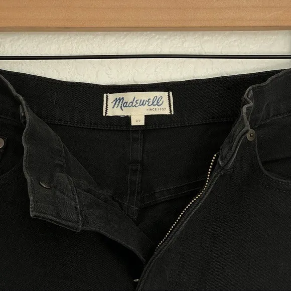 Madewell High Waist Raw Hem Denim Shorts
