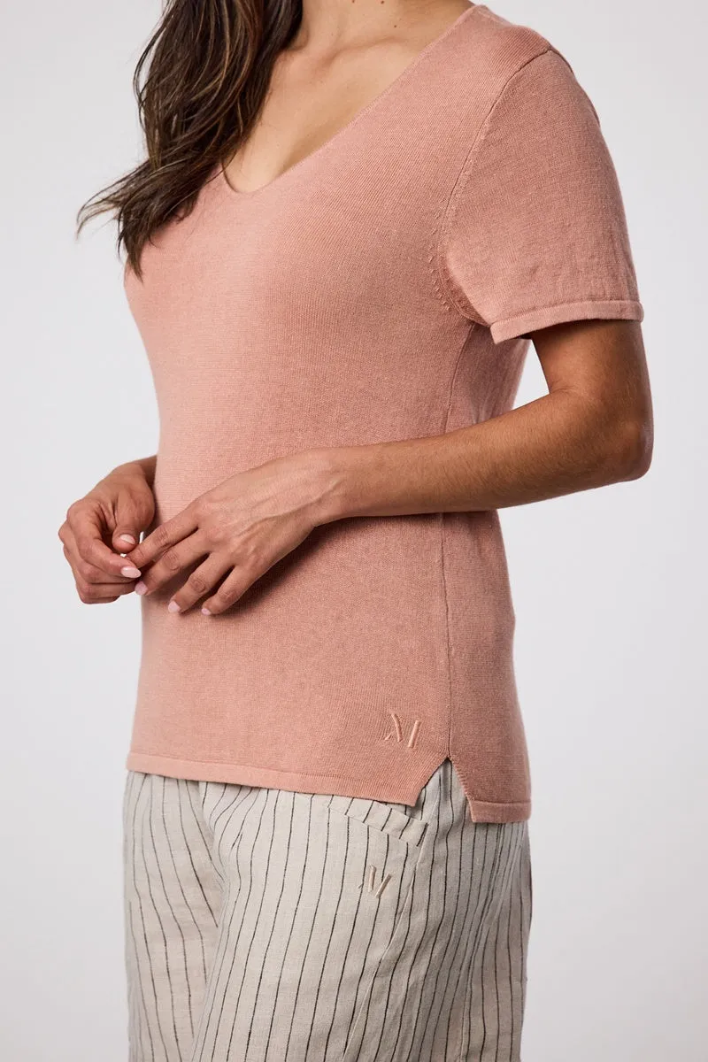 Marlow - Castaway Tee - Coral