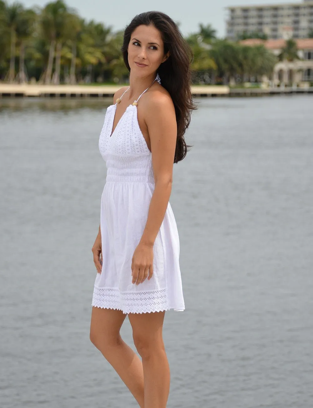 MARTINIQUE White LINE DRESS