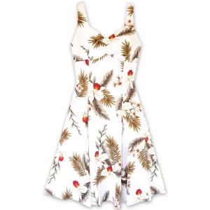 Moon White Molokini Hawaiian Dress