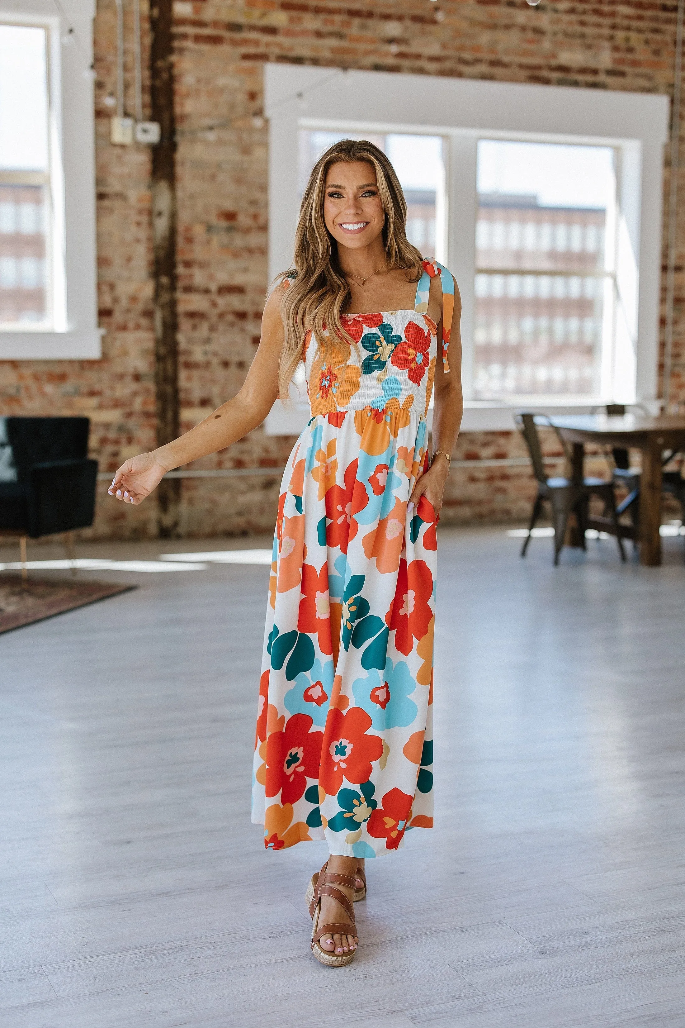SALE - Genny Floral Print Maxi Dress | S-XL