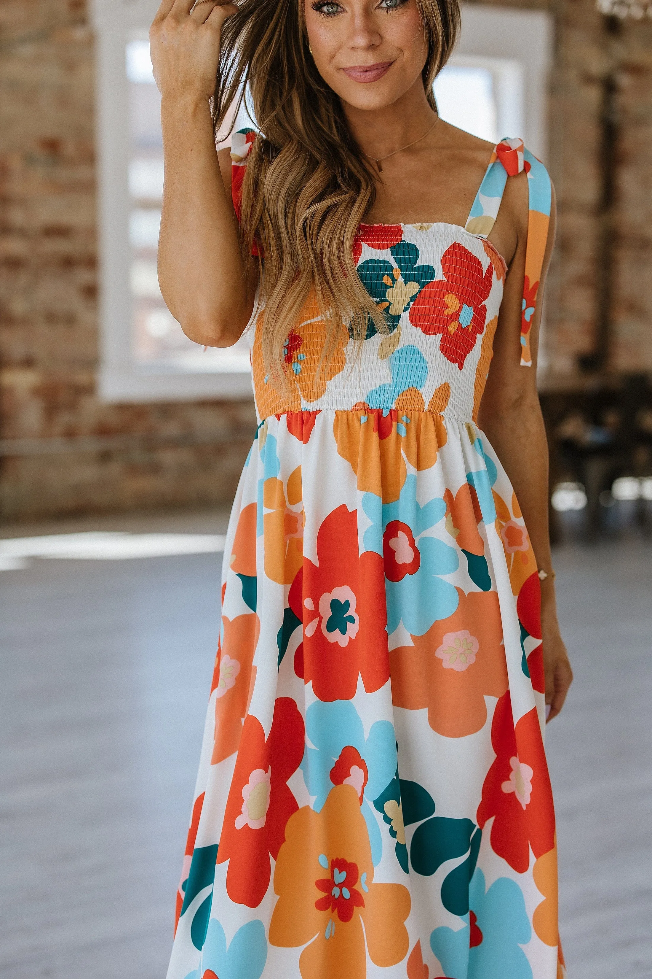 SALE - Genny Floral Print Maxi Dress | S-XL