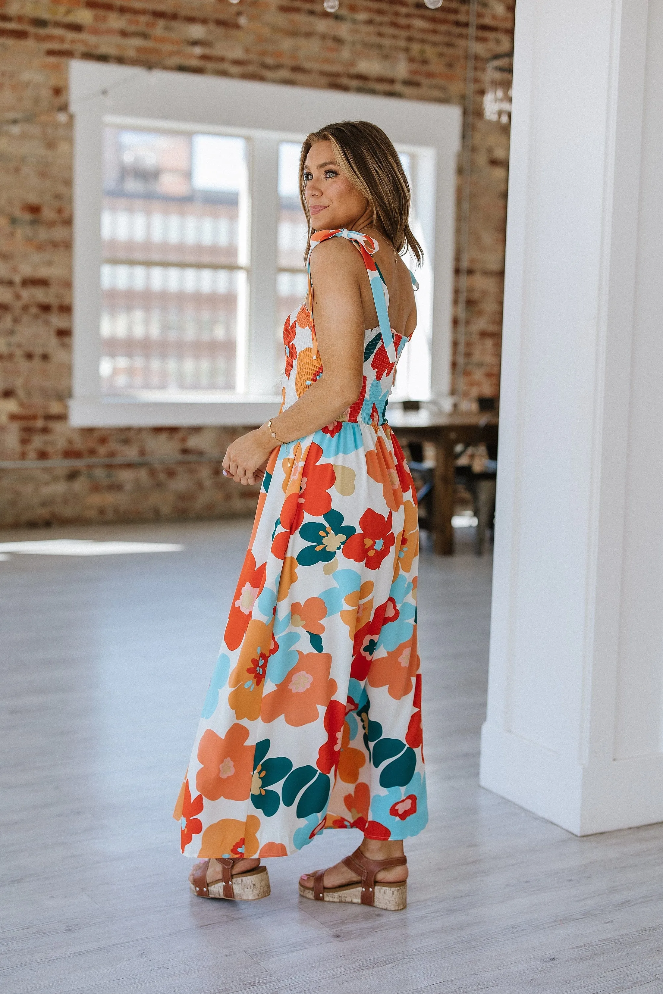 SALE - Genny Floral Print Maxi Dress | S-XL