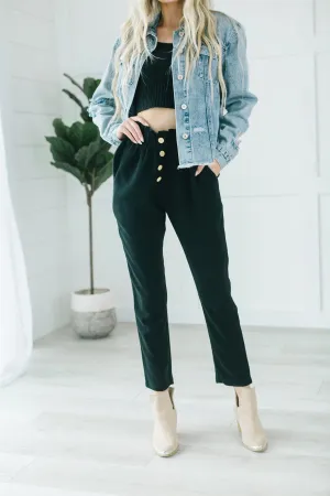 Seaside Linen Button Pants