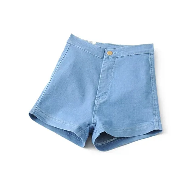 Vintage Sexy Women's Slim High Waist Denim Shorts
