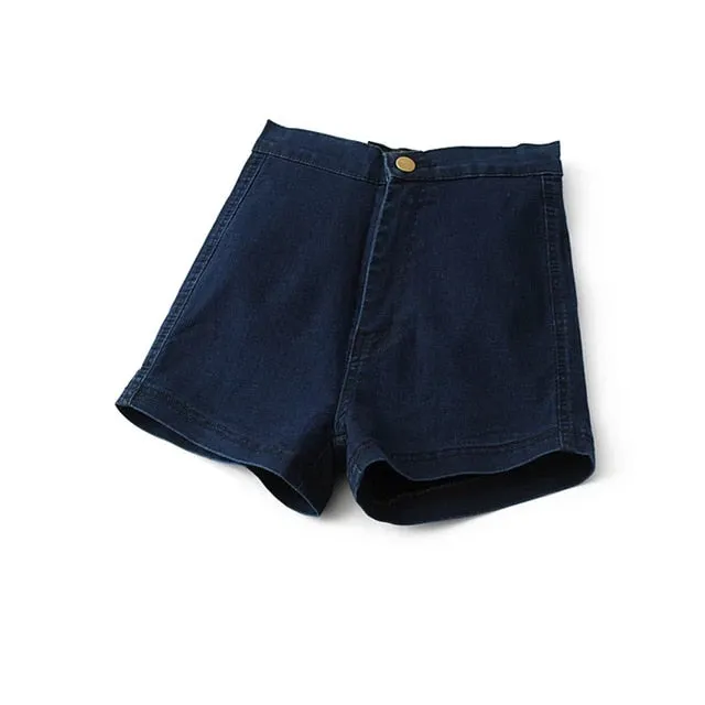 Vintage Sexy Women's Slim High Waist Denim Shorts