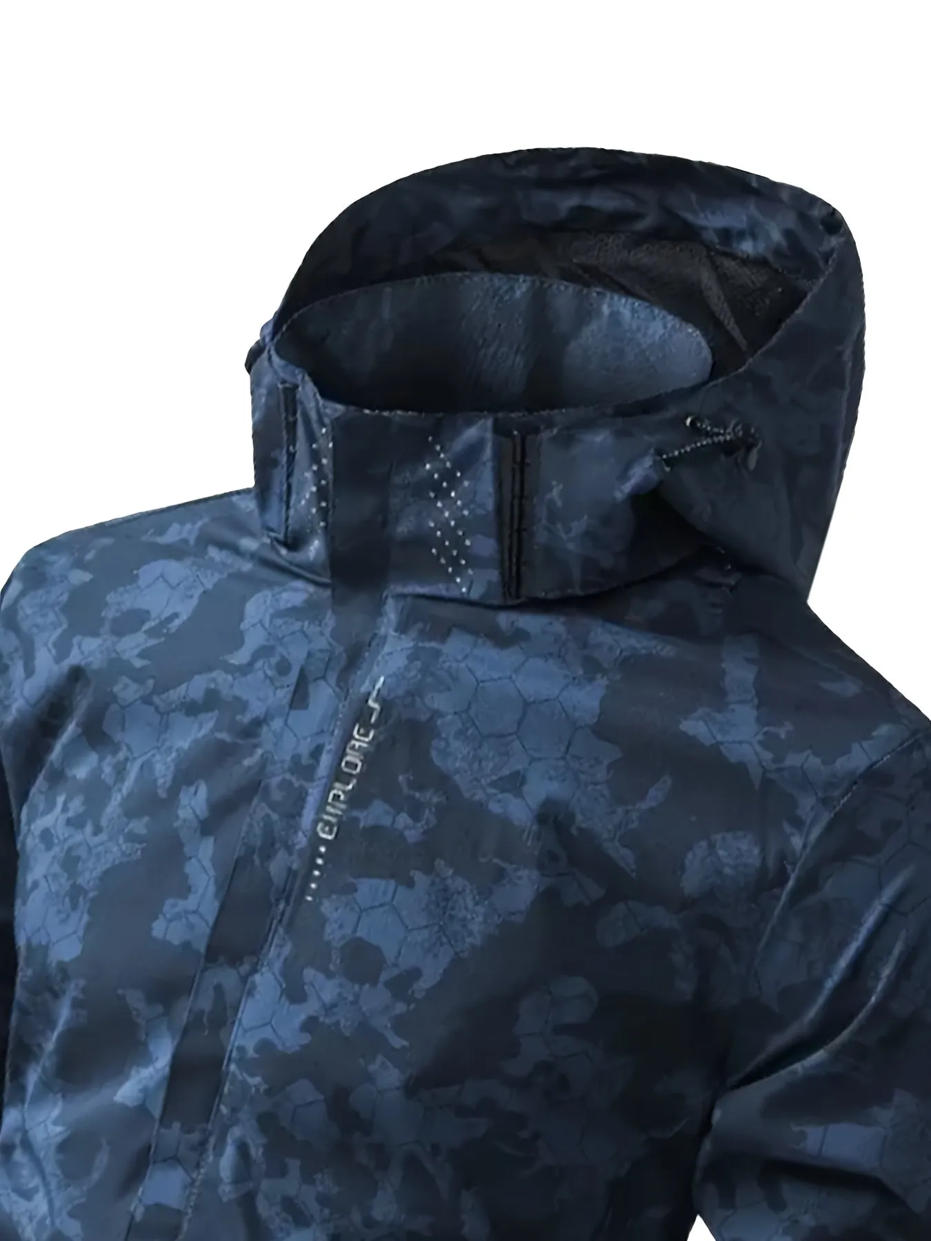 Warm Camouflage Pattern Print Hooded Windbreaker Outdoorjacket For Spring Autumn For Men | Perfect for Spring & Autumn