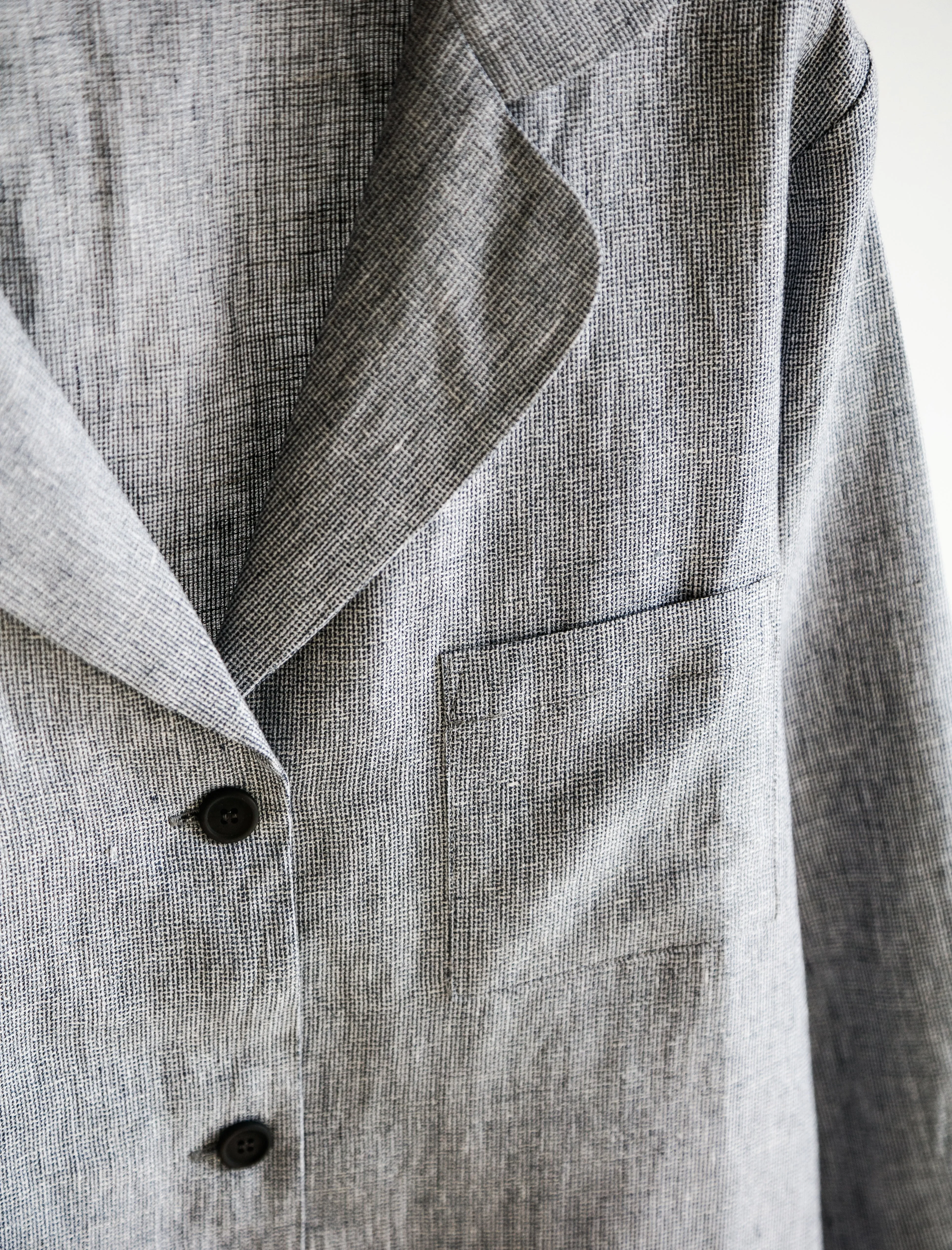 Women's Pyjama Set Tweedy Blue Linen